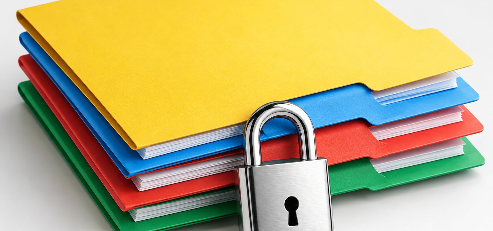 Sealed and padlocked property case files