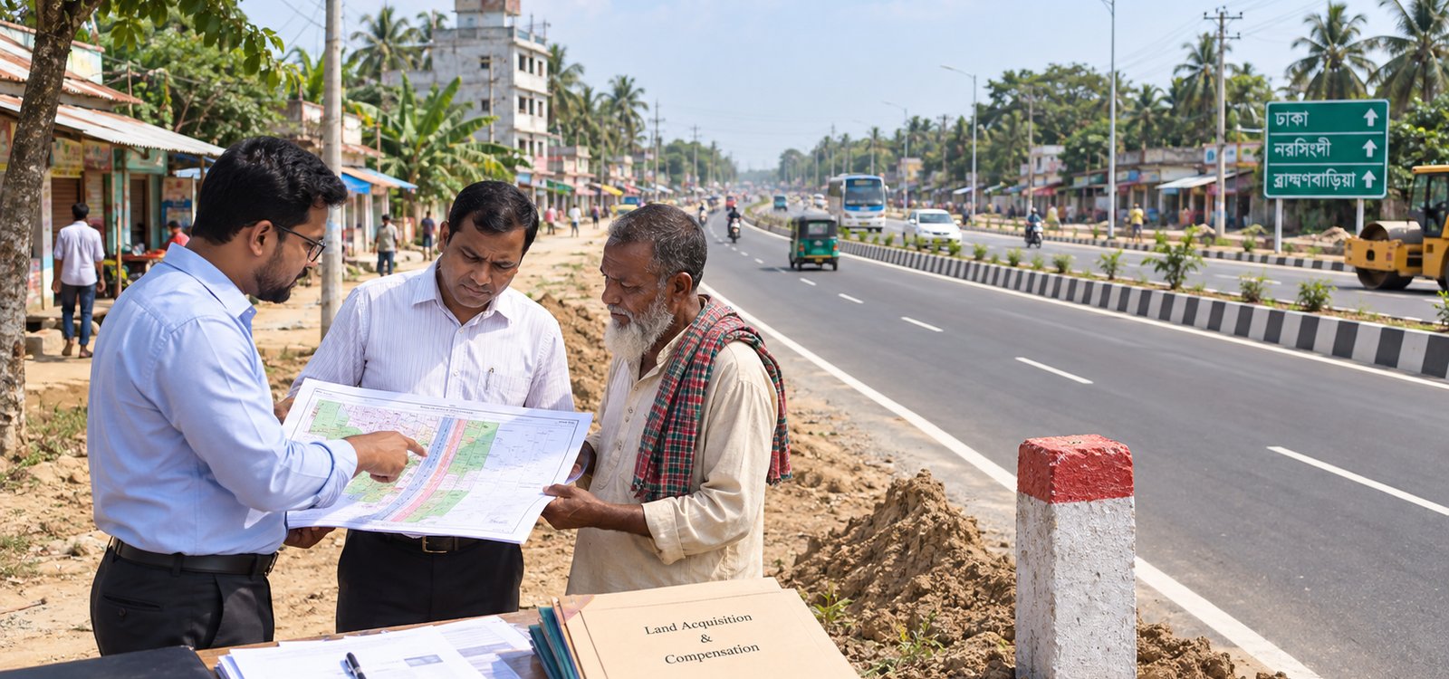 Public infrastructure and road construction