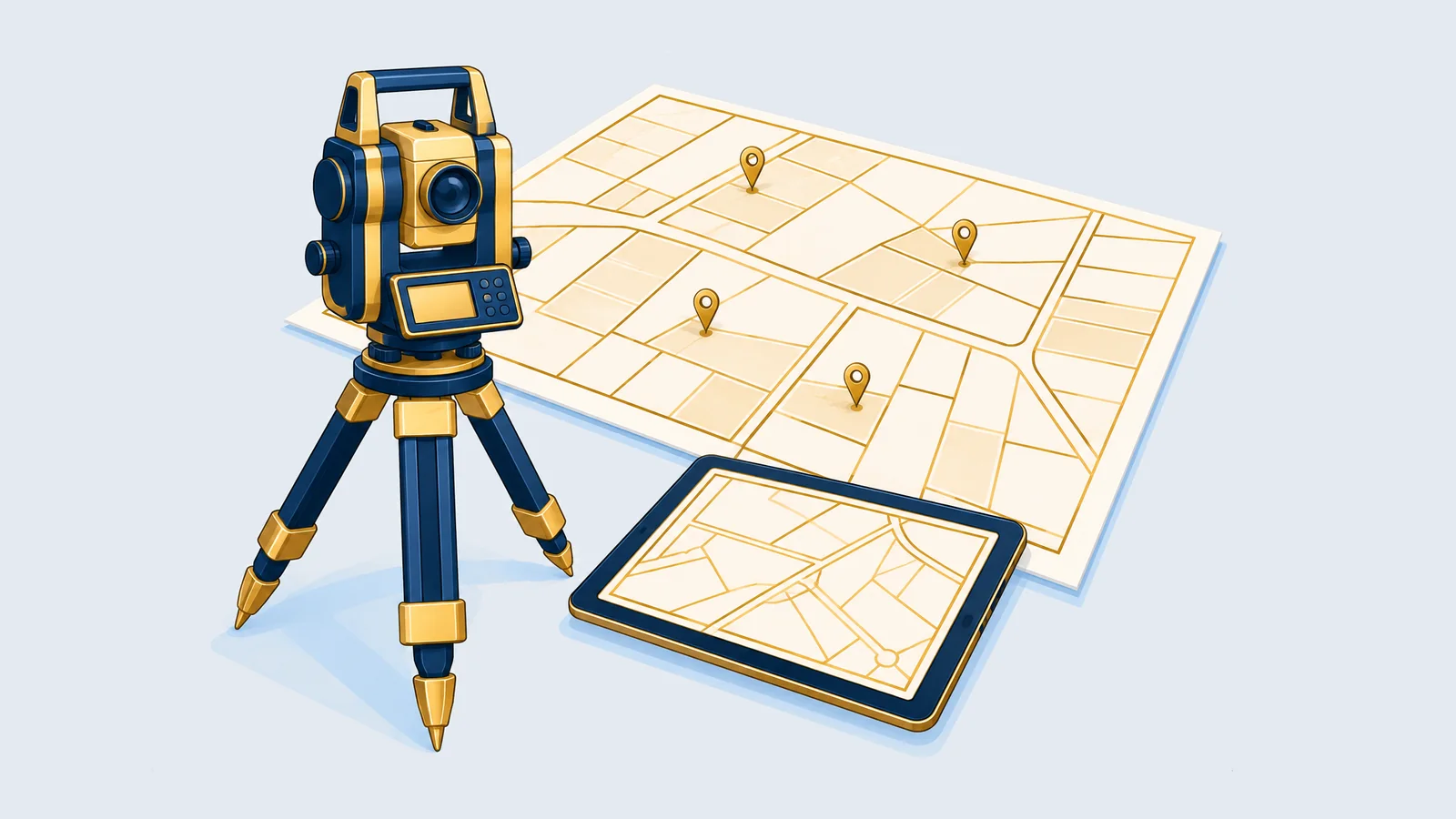 BDS digital land survey of a mouza in Bangladesh