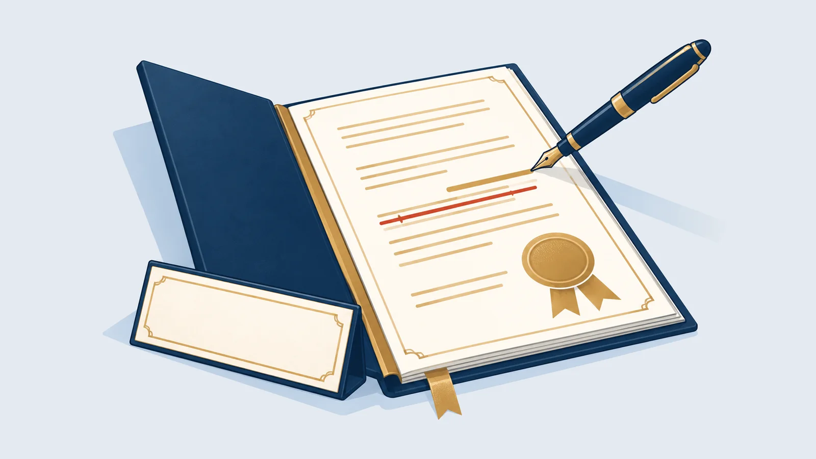 Open bound document with an amended line and a pen, for a company name change and MoA/AoA amendment in Bangladesh