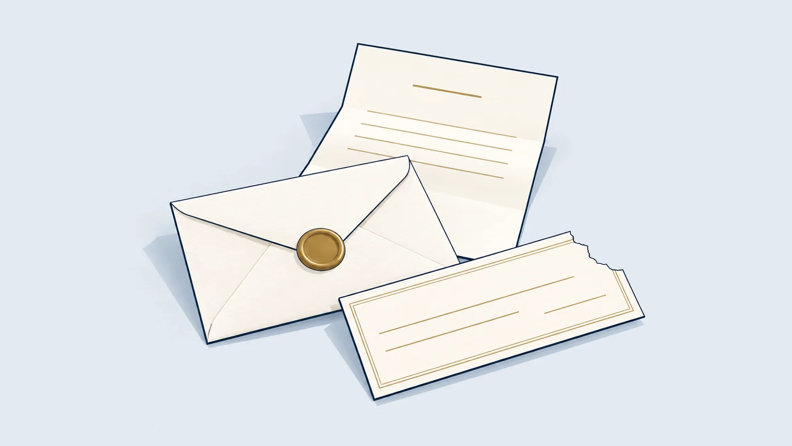 Sealed envelope, letter and cheque, for civil and commercial lawyers in Bangladesh