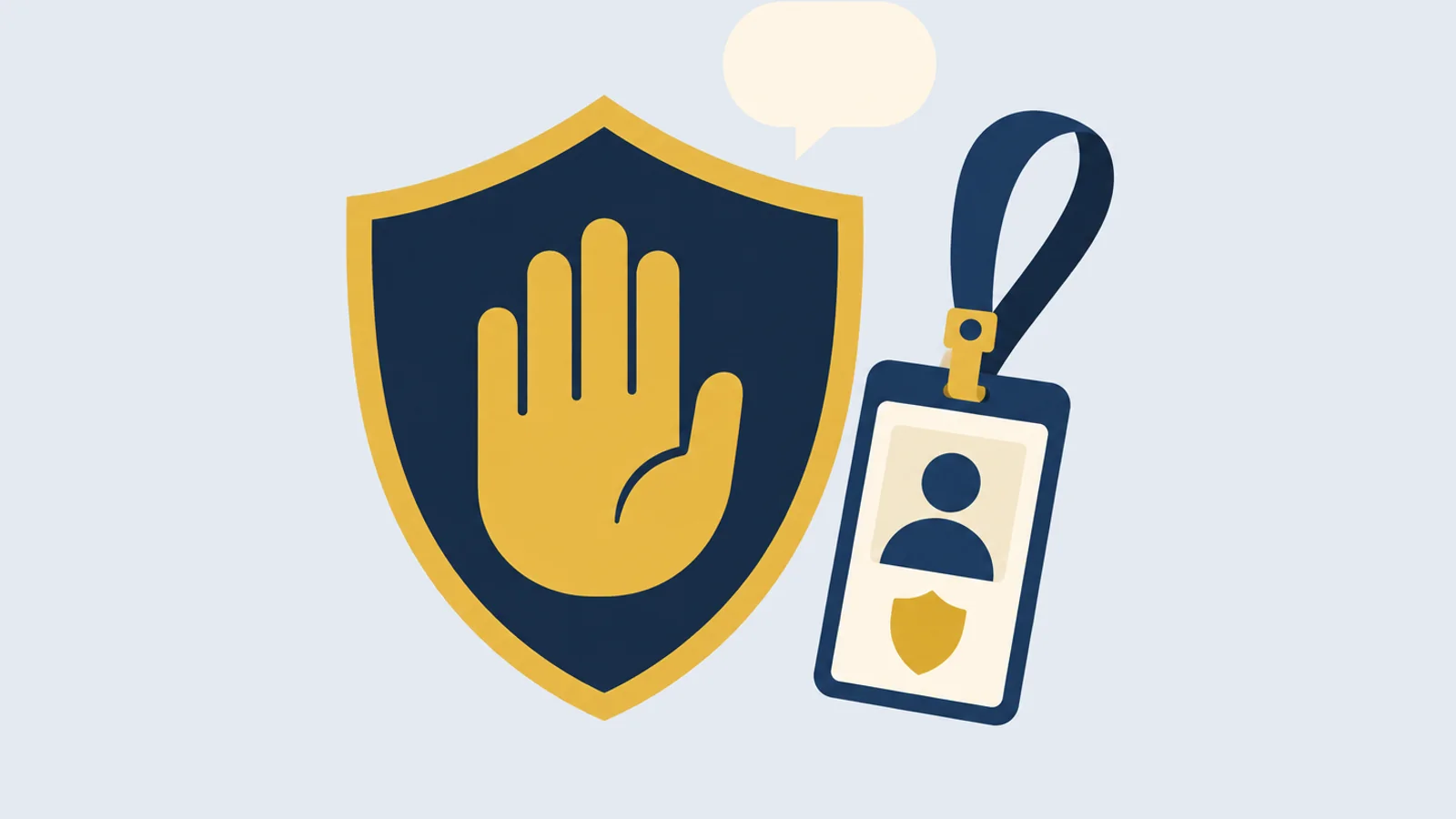 Identity card with a shield badge, for workplace sexual harassment complaints in Bangladesh